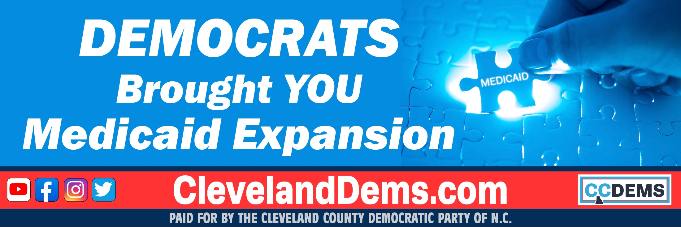 Democrats Brought You Medicaid Expansion