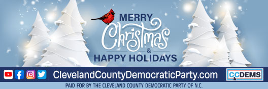 Digital Billboard: Merry Christmas and Happy Holidays, snow covered trees, red Cardinal