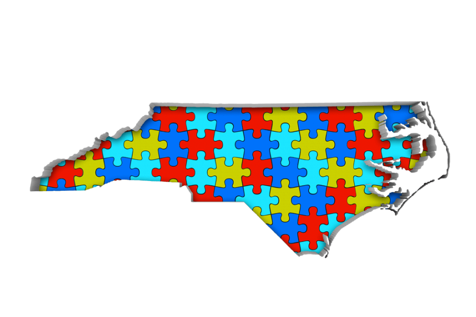 North Carolina puzzle map