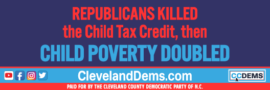REPUBLICANS KILLED the Child Tax Credit, then CHILD POVERTY DOUBLED.