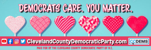 Digital Billboard: Valentine's Dems Care You Matter