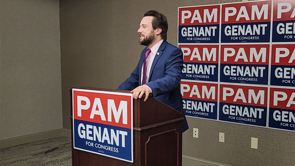 Christopher Dean at Pam Genant Election Night Victory Party May 17, 2022