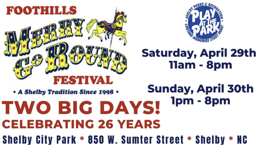 Foothills Merry-Go-Round Festival graphic