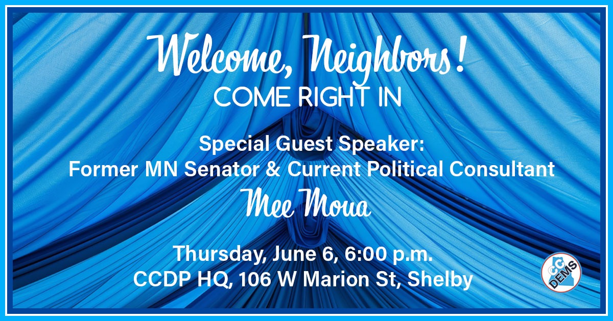 Graphic for WELCOME NEIGHBORS event on June 6, 2024