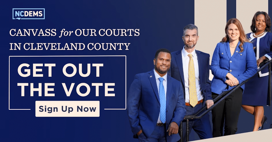 Canvass for our Courts in Cleveland County