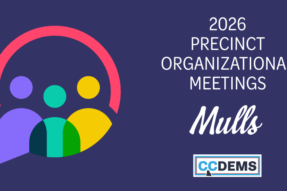 Mulls precinct meeting graphic for 2026